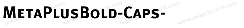 MetaPlusBold-Caps字体转换