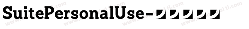 SuitePersonalUse字体转换