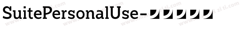 SuitePersonalUse字体转换