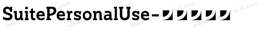 SuitePersonalUse字体转换