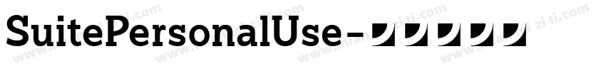 SuitePersonalUse字体转换