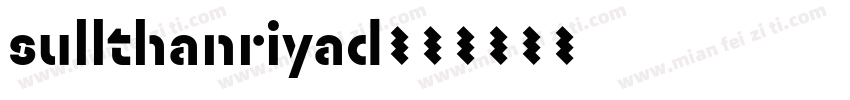 sullthanriyad字体转换
