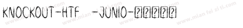 knockout-htf34-junio字体转换