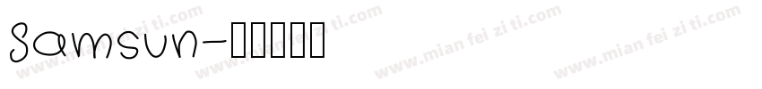 Samsun字体转换