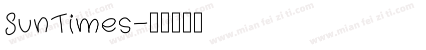 SunTimes字体转换