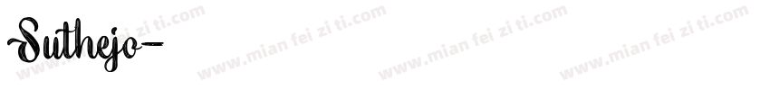 Suthejo字体转换