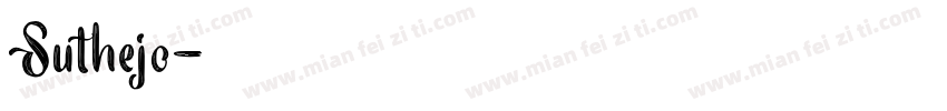 Suthejo字体转换