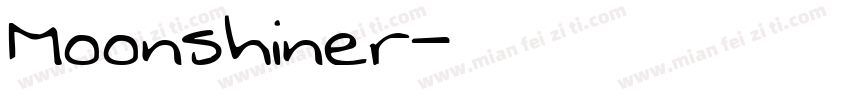 Moonshiner字体转换