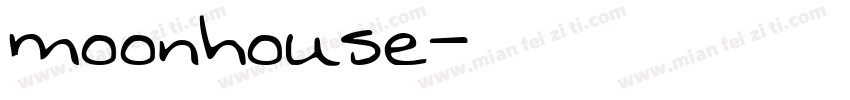 moonhouse字体转换
