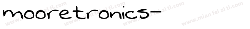 mooretronics字体转换