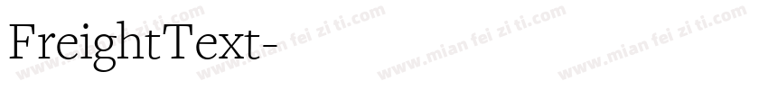 FreightText字体转换