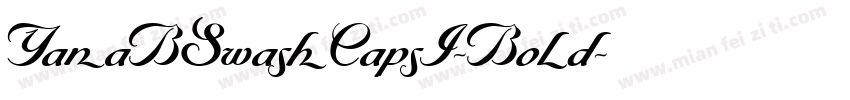YanaBSwashCapsI-Bold字体转换