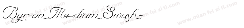 ByronMediumSwash字体转换