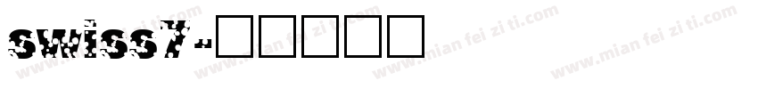 swiss7字体转换