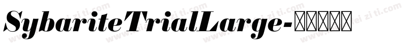 SybariteTrialLarge字体转换