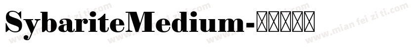 SybariteMedium字体转换