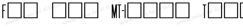 FournierMT-ItalicTallCaps字体转换