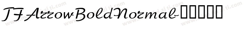 TFArrowBold-Normal字体转换