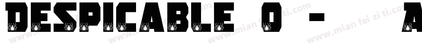 DespicableYou-WR3A字体转换
