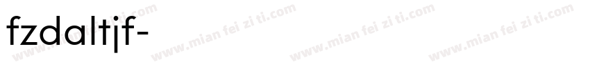 fzdaltjf字体转换