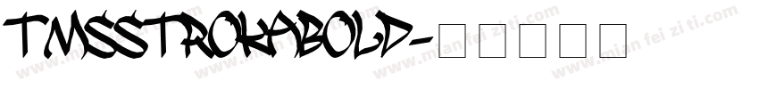 TmsStrokABold字体转换