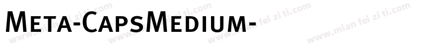 Meta-CapsMedium字体转换