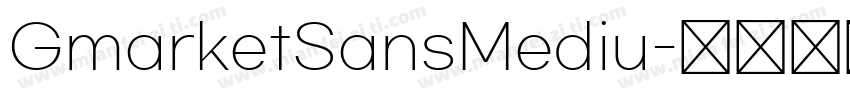 GmarketSansMediu字体转换