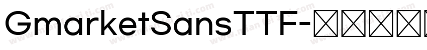 GmarketSansTTF字体转换