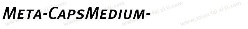 Meta-CapsMedium字体转换