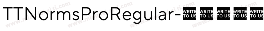 TTNormsProRegular字体转换
