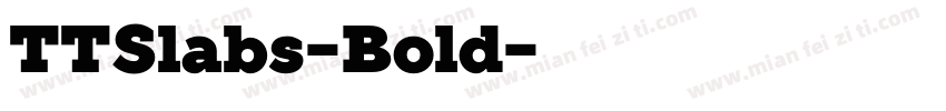 TTSlabs-Bold字体转换