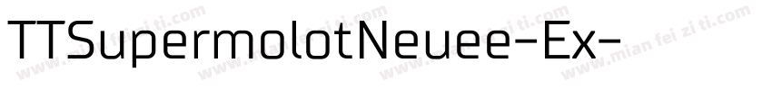 TTSupermolotNeuee-Ex字体转换