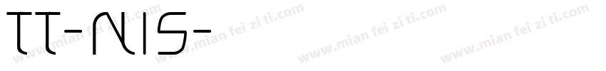 TT-NIS字体转换