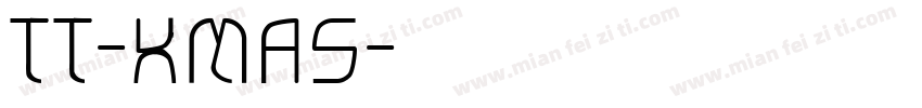 TT-XMAS字体转换