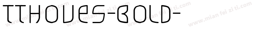 TTHoves-BOLD字体转换