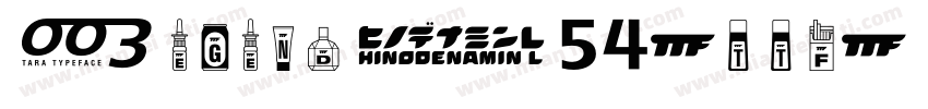 LegendM54.ttf字体转换