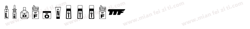 ledfontttf字体转换