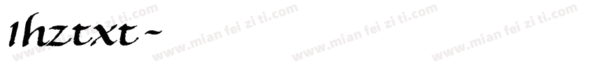 1hztxt字体转换