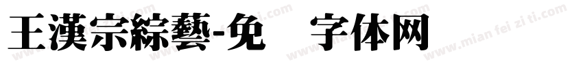 王漢宗綜藝字体转换