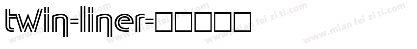 twin-liner字体转换