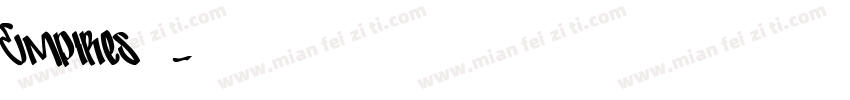 Empires字体字体转换