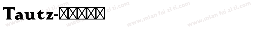 Tautz字体转换