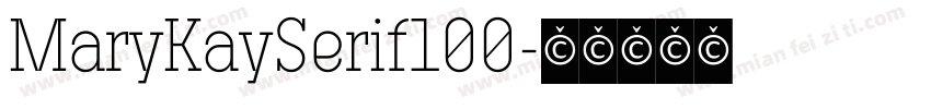 MaryKaySerif100字体转换