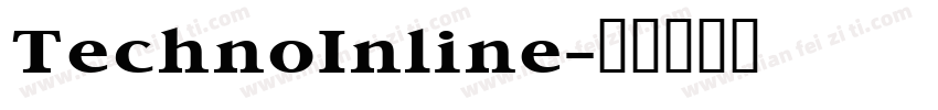 TechnoInline字体转换