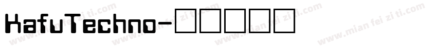 KafuTechno字体转换