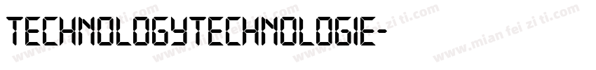 TechnologyTechnologie字体转换