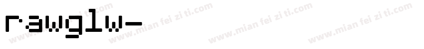 rawglw字体转换