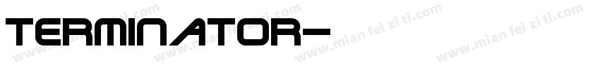terminator字体转换