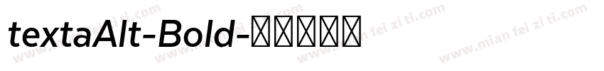 textaAlt-Bold字体转换