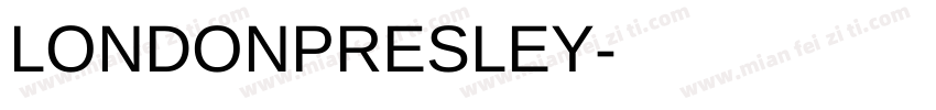 LONDONPRESLEY字体转换